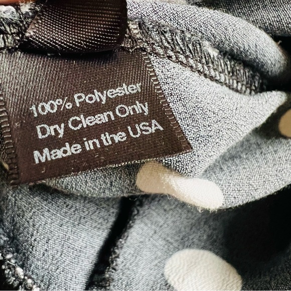 REFORMATION x NASTY GAL Polka Dot Halter Jumpsuit in Black Size L - Picture 9 of 9